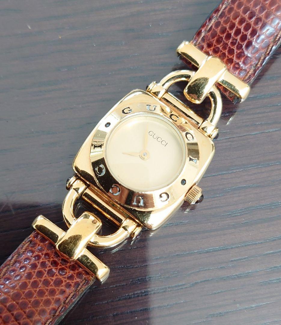 Moon　GUCCI　6300L　レディース　腕時計