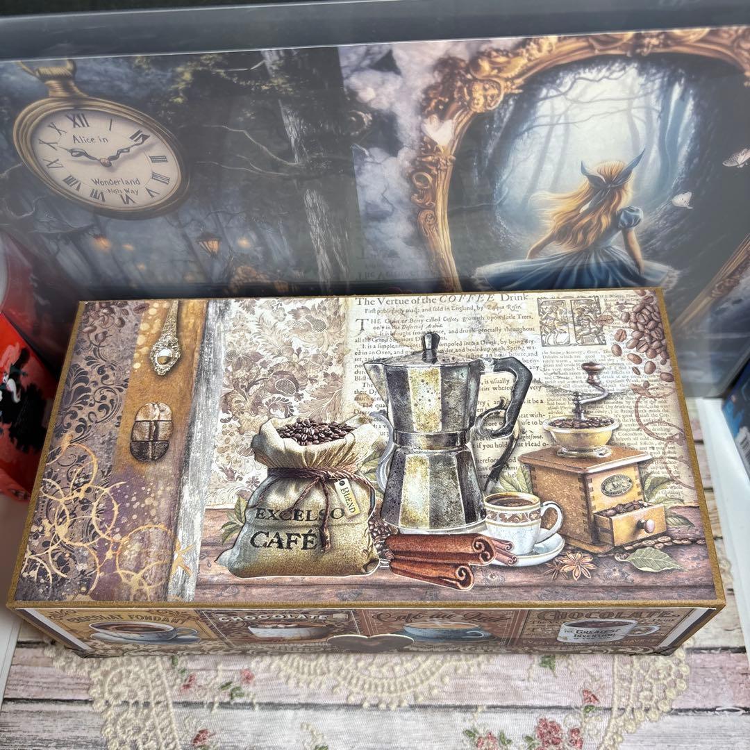 【新型】スタンペリアcoffee＆chocolateおすそ分け収納ボックス２点