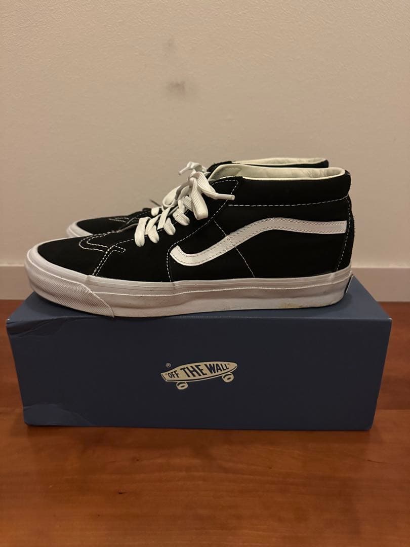 キムタク着用！Vans premium スケートミッド　ブラック　スケハイ