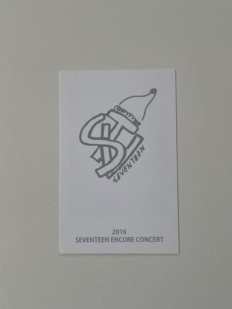 2016 SEVENTEEN ENCORE CONCERT フォトカードセットC