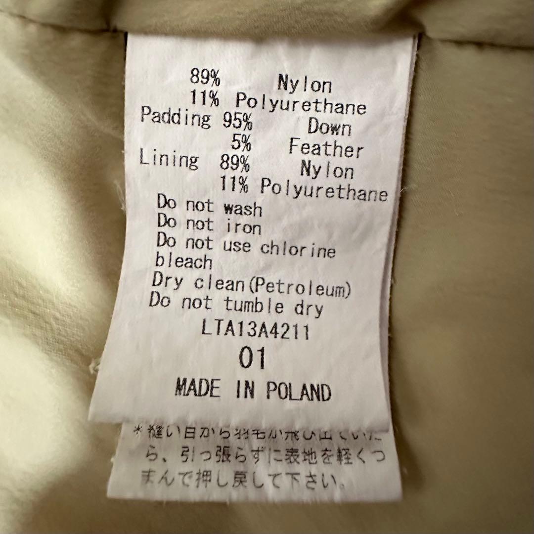 値下げ レア タトラス ダウンジャケット 肩ロゴ ダウンコート ミドル Aライン