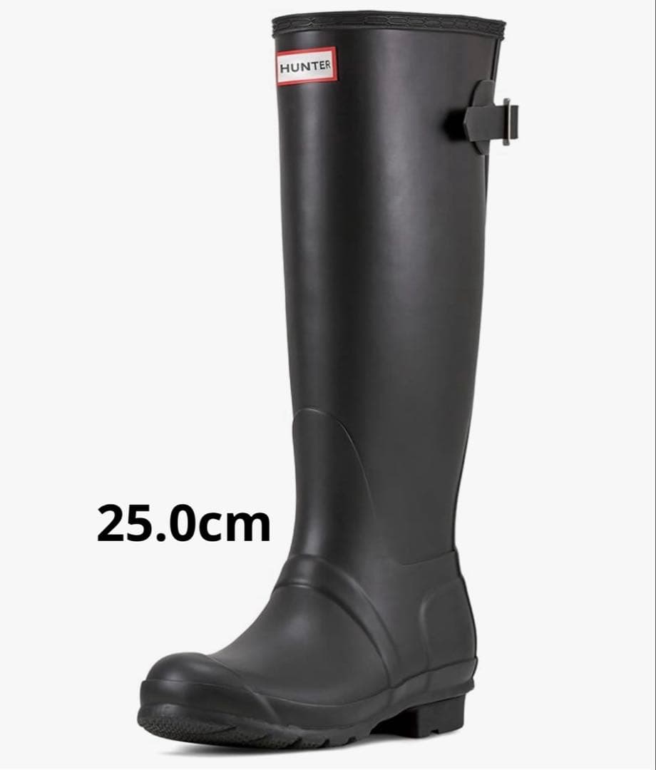 HUNTER ブラック ロングブーツ