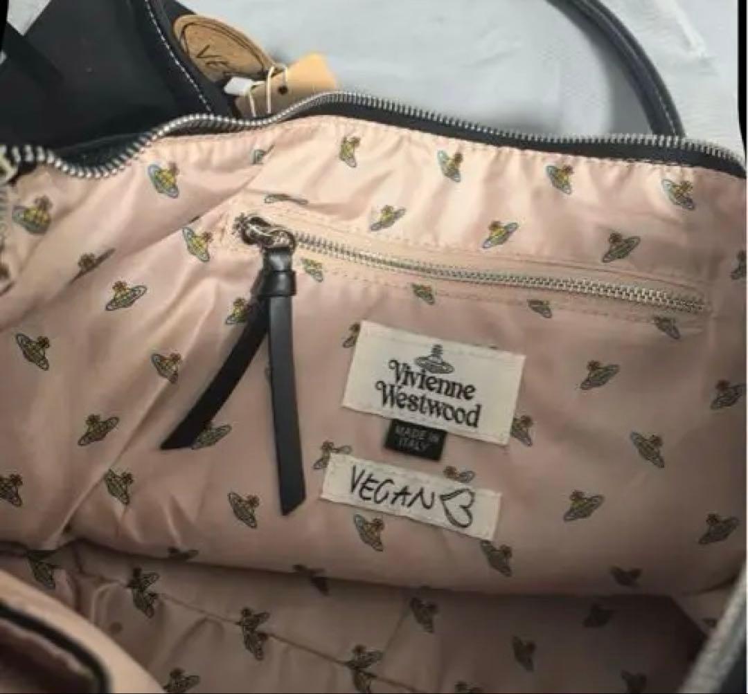 Vivienne Westwood ブラックボストンバッグ