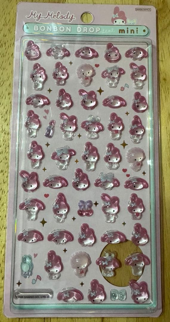 国内正規品　サンリオ　ボンボンドロップシールミニ　8種類　コンプリート