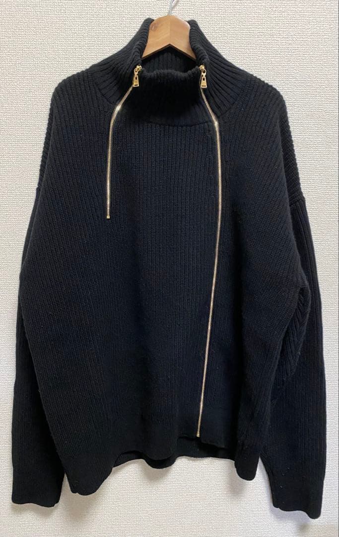 トップス CULLNI Double Zip High Neck Knit