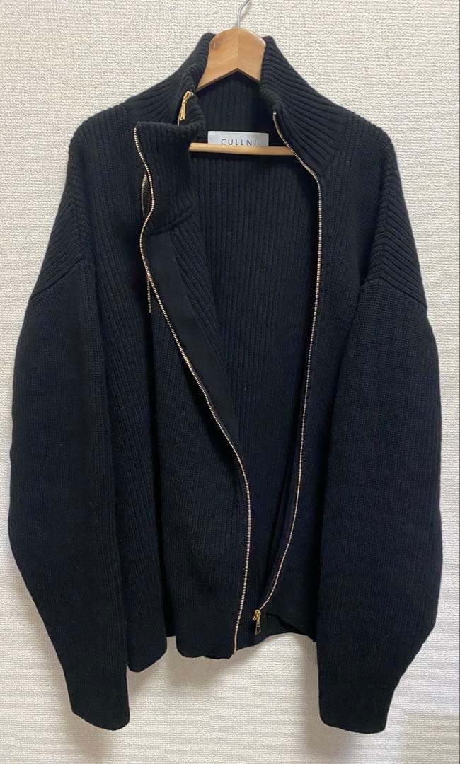 トップス CULLNI Double Zip High Neck Knit