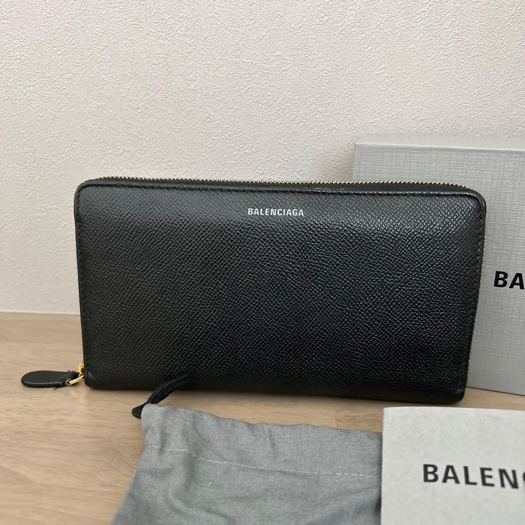 BALENCIAGA 黒　長財布
