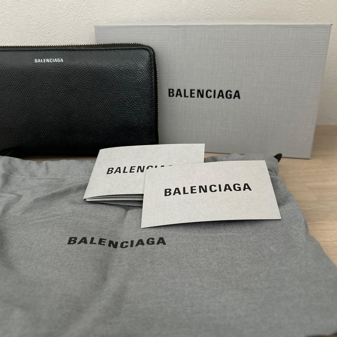 BALENCIAGA 黒　長財布