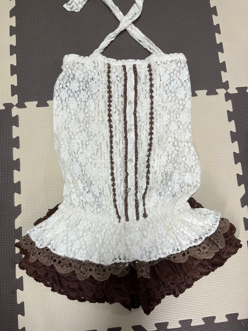 G*y様 LIZ LISA トップス　ベアトップ　チューブトップ　花柄　レース