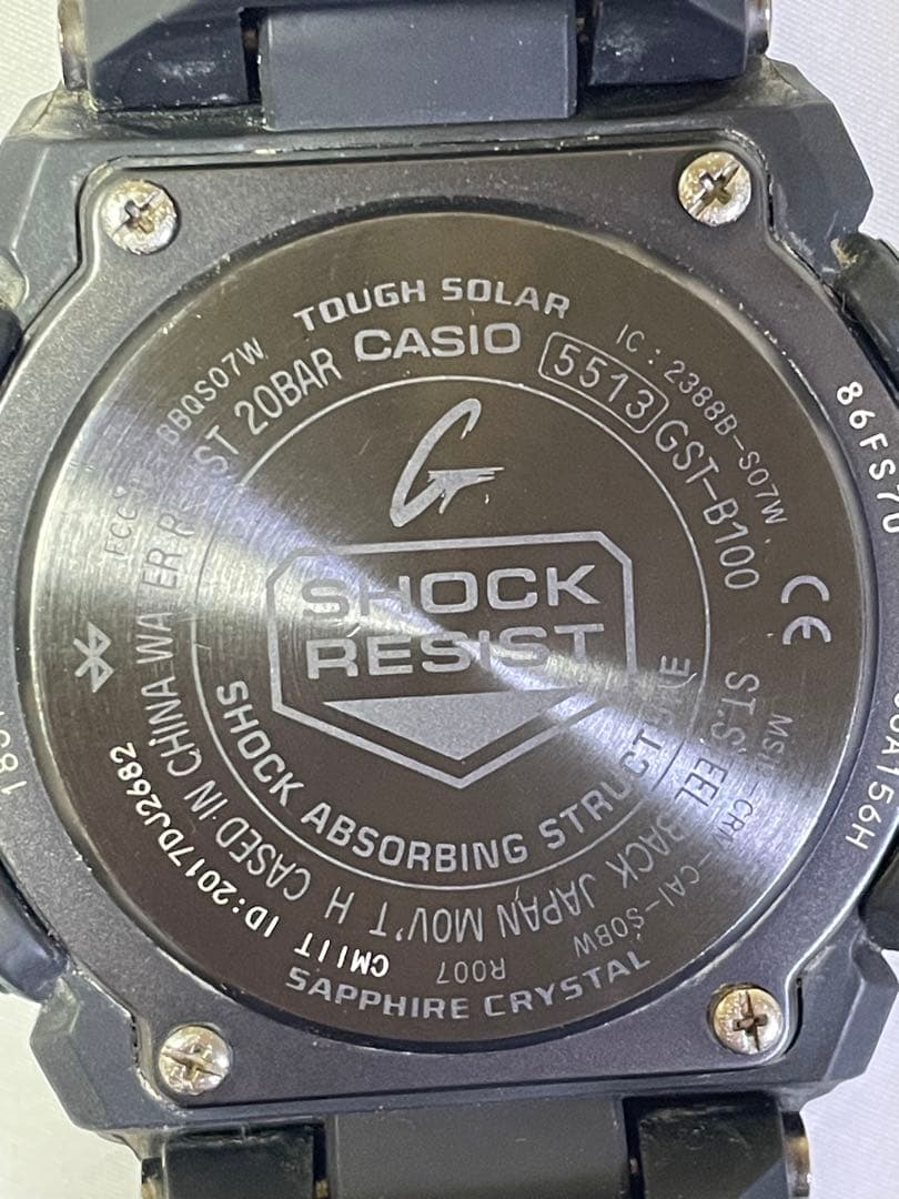 CASIO G-SHOCK G-STEEL GST-B100 タフソーラー