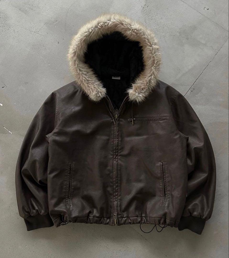 wish for ever ファージャケット ブラウン