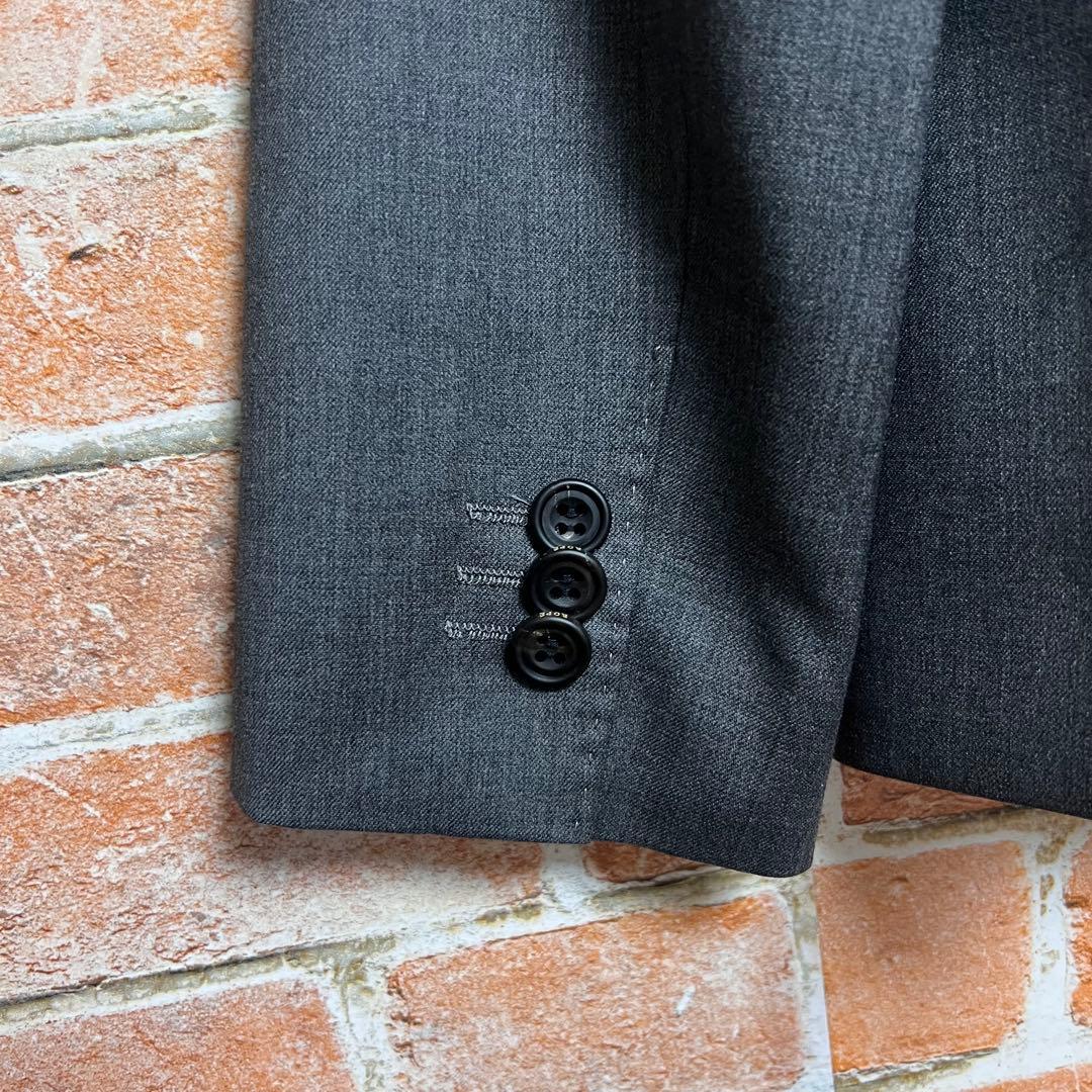 (未使用品)ロペ　パンツスーツセットアップ　イタリア製高級ウール生地　グレー　M