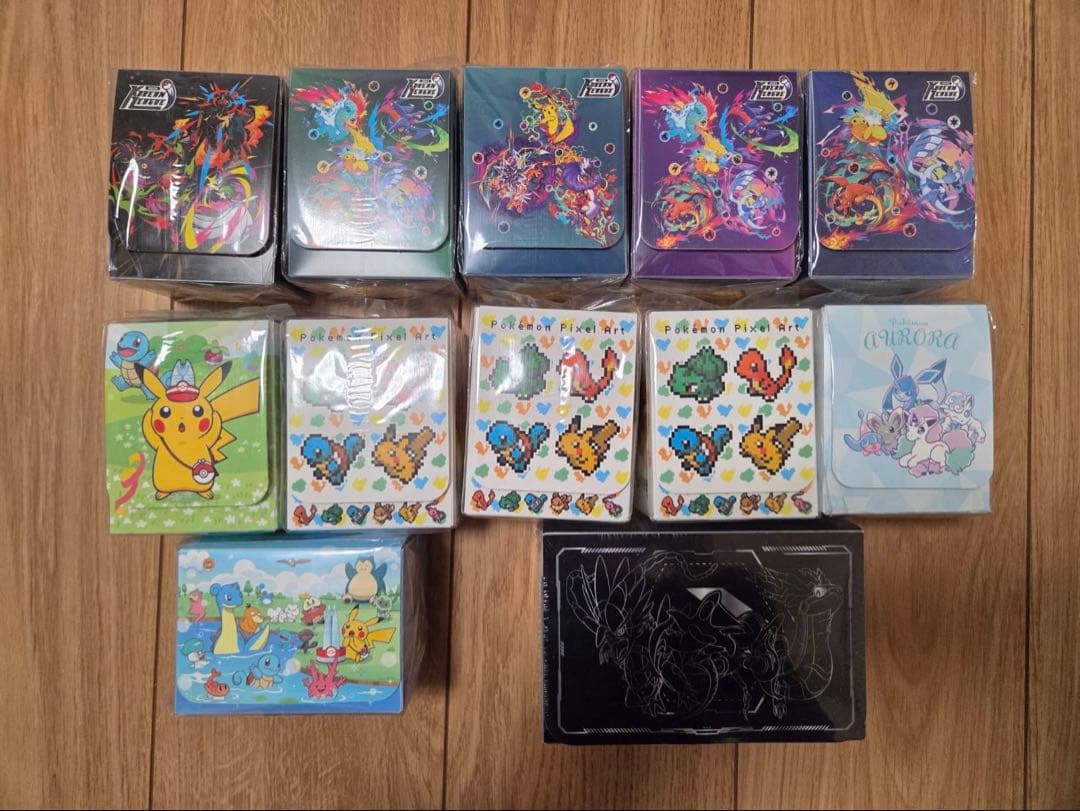ポケモンカードゲーム 韓国限定　デッキケース12個セット
