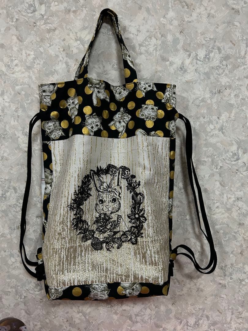 専用です　ハンドメイド　ジョリーフルール　エピファニーバッグ　ナップサック