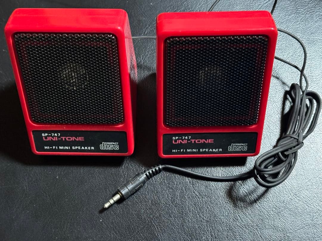 UNI-TONE SP-747 ミニスピーカー 赤