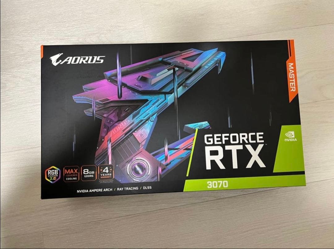 最終価格　AORUS MASTER GEFORCE RTX 3070