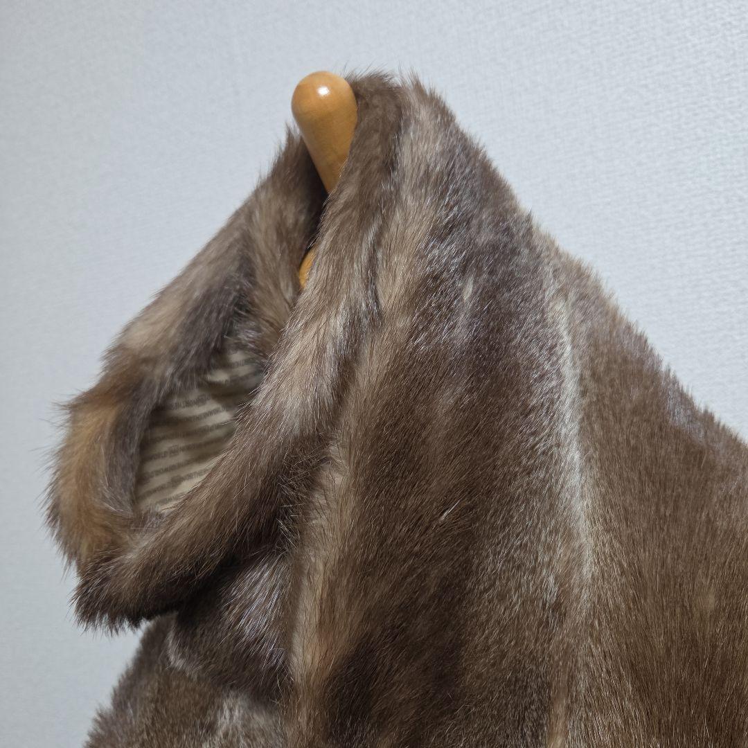 新品　 未使用タグ付き　リアルファー　マフラー　ストール