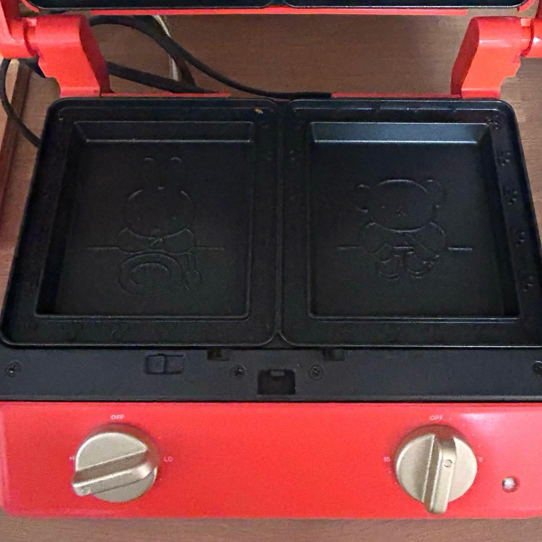 【未使用】BRUNO × miffy グリルサンドメーカーダブル