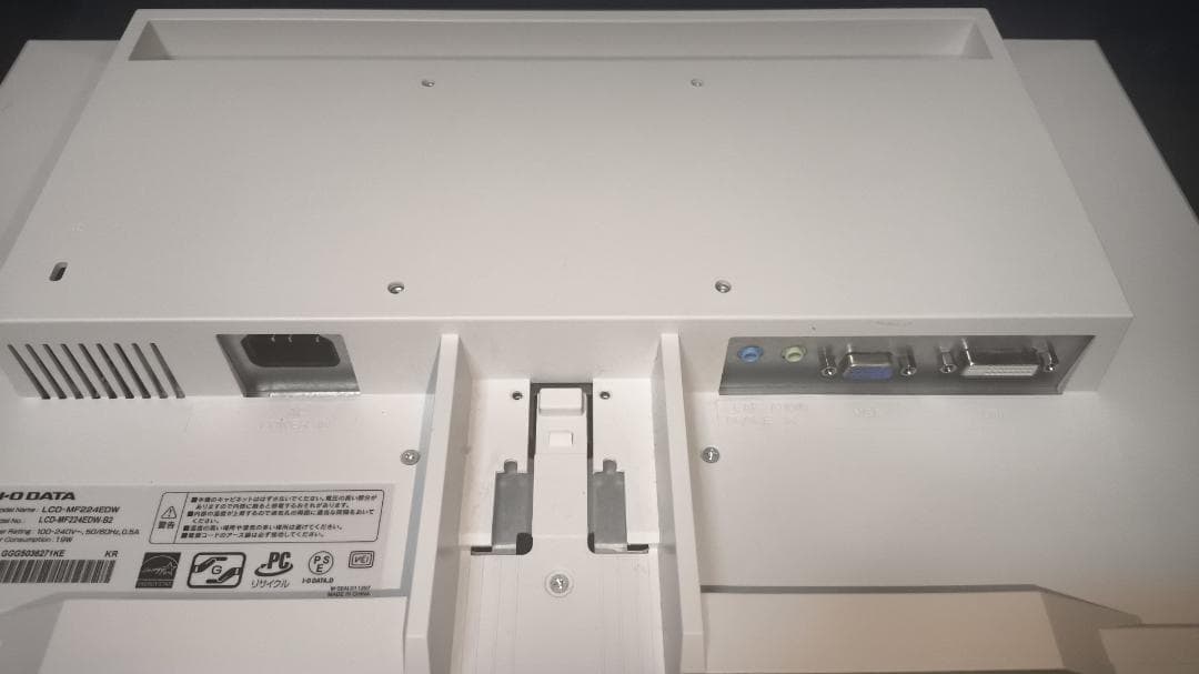 I-ODATA 27型4K 他モニター１枚・アーム＋補強プレート＋スペーサー付き