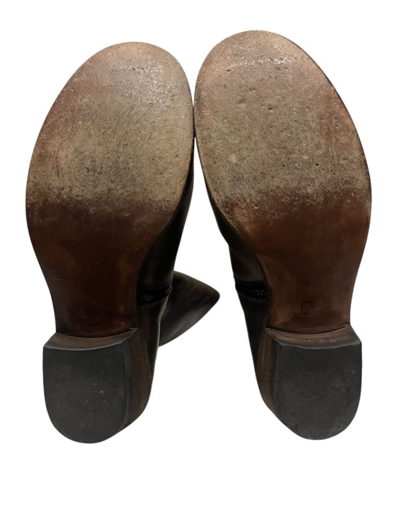 m.a+ エムエークロス シューズ スパイラルジップブーツ　37 レザー　革