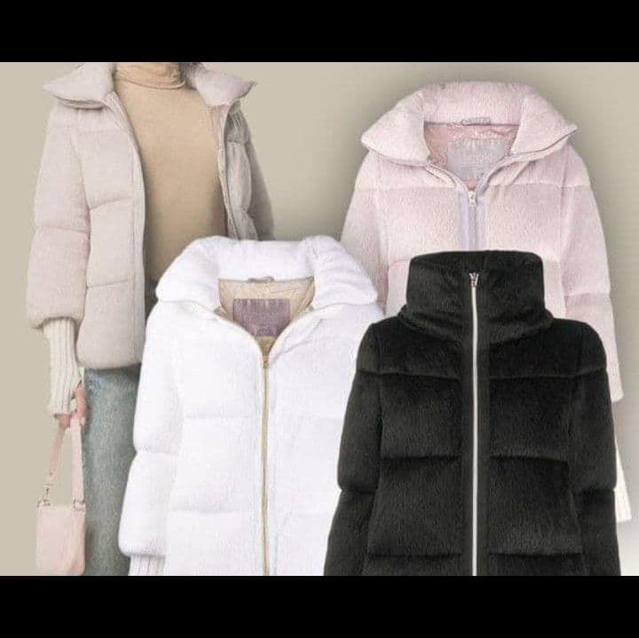 限定sale!＊HERNO＊エコファーダウンジャケット・くすみピンク・40＊