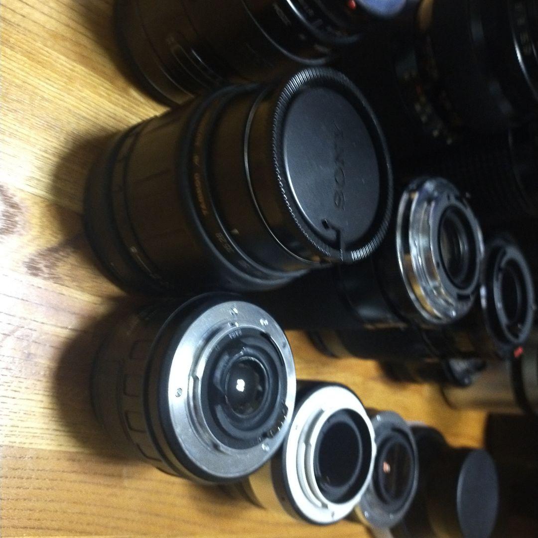 MF AF レンズ　まとめて　キャノン　ミノルタ　シグマ　タムロン　ヤシカなど