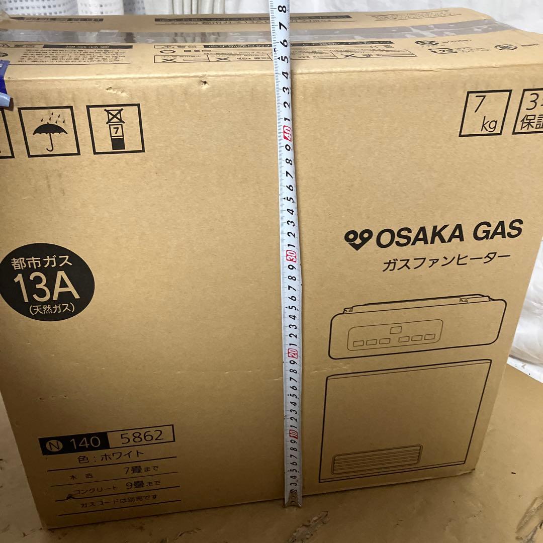 OSAKA GAS　都市ガスファンヒーター　13A　140-5862　大阪ガス
