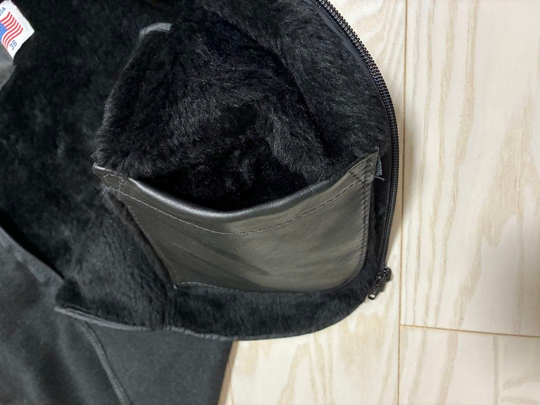 極美品　Schott 641 ブラック シングルライダースジャケット 38