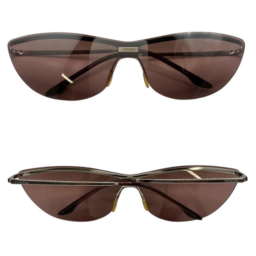 CHANEL シャネル サングラス アイウェア リムレス　ココマーク ケース付