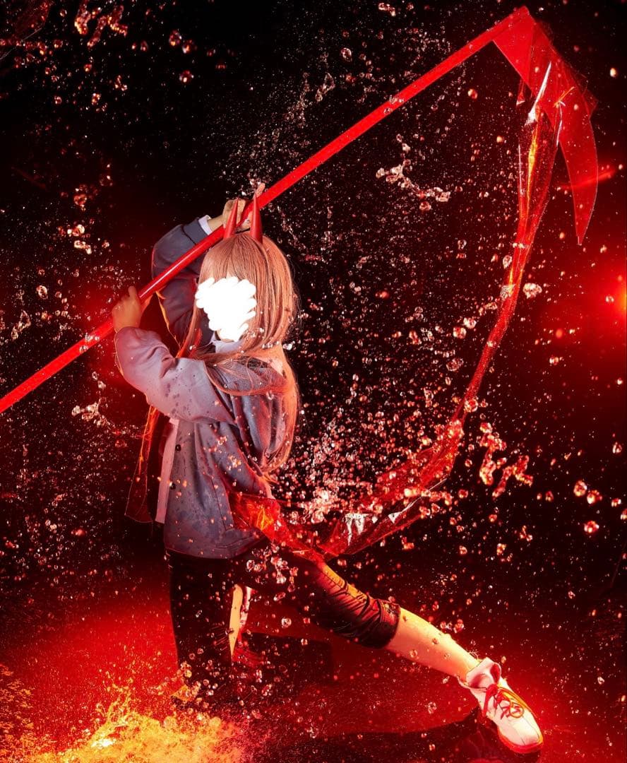 チェンソーマン パワー コスプレ衣装・ウィッグ フルセット