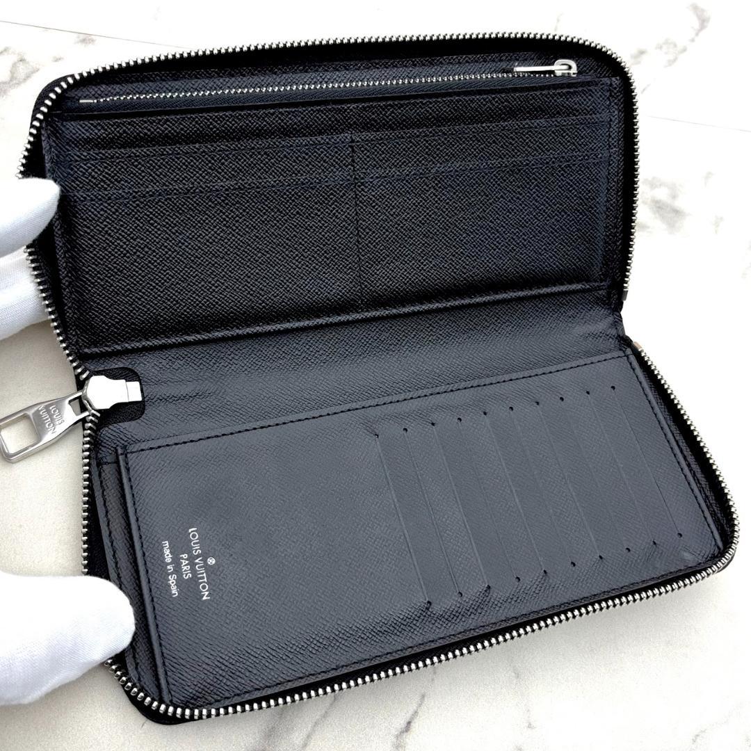 【超極美品】ルイヴィトン　エピ　ジッピーウォレット　ヴェルティカル　ノワール