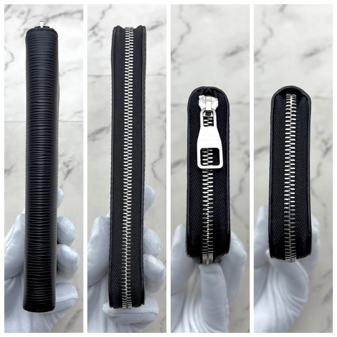 【超極美品】ルイヴィトン　エピ　ジッピーウォレット　ヴェルティカル　ノワール