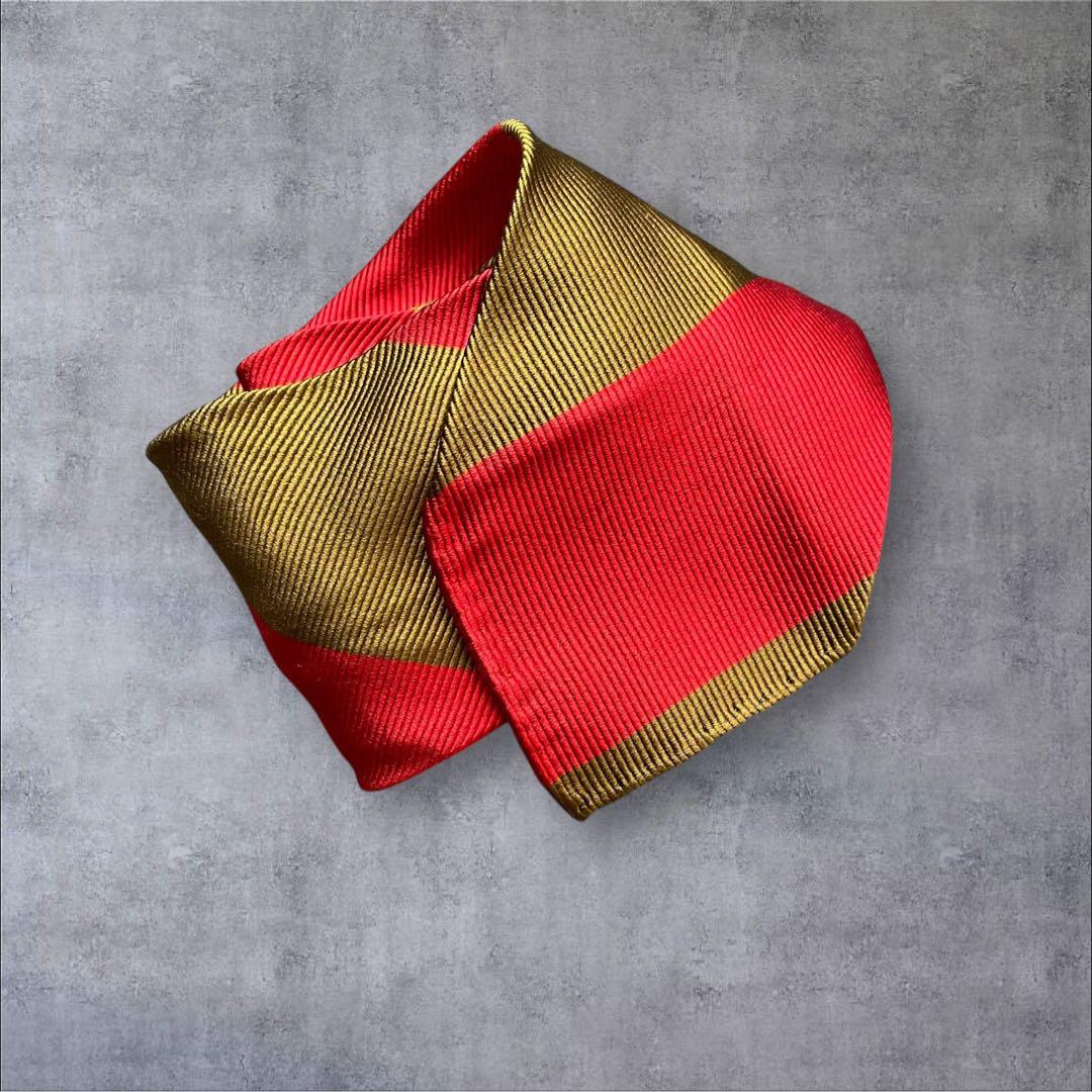 ARNYS ネクタイ tie ゴールド レッド