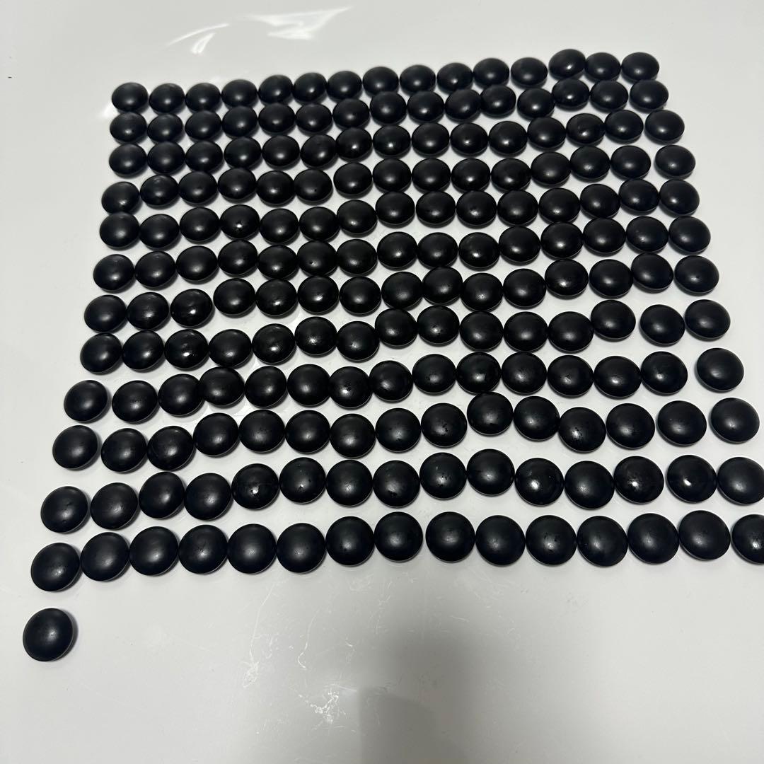 希少品　新品　日向特製蛤碁石 月印　37号 本那智黒 本蛤碁石 宮崎