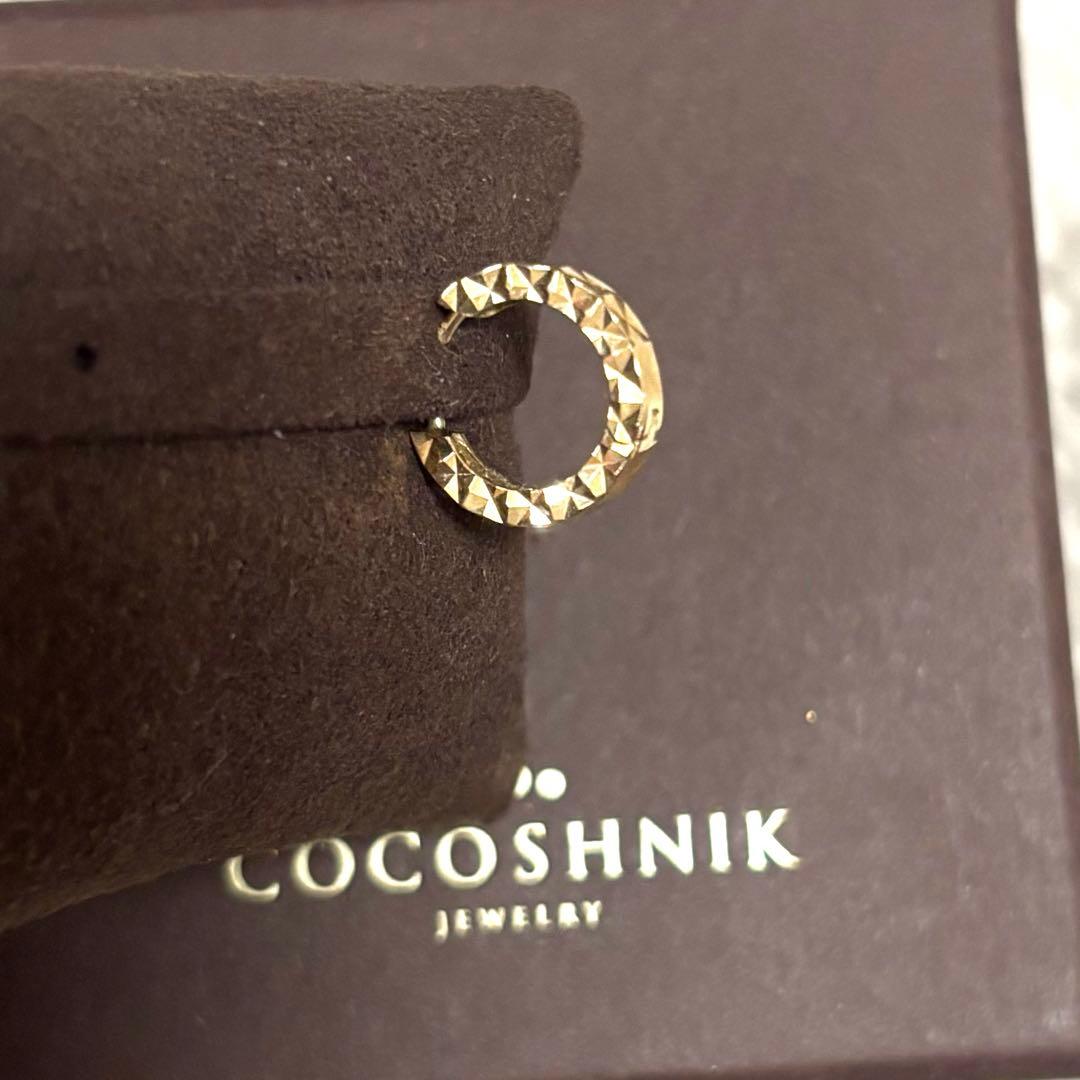 ♦︎ココシュニック♦︎k10 中折れフープピアス♦︎片耳♦︎ミラーカット
