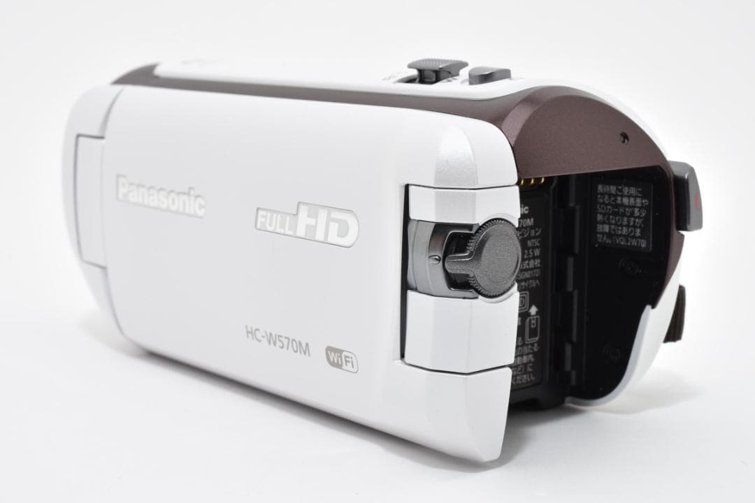 【美品】Panasonic ビデオカメラ HC-W570M　ホワイト　動作確認済