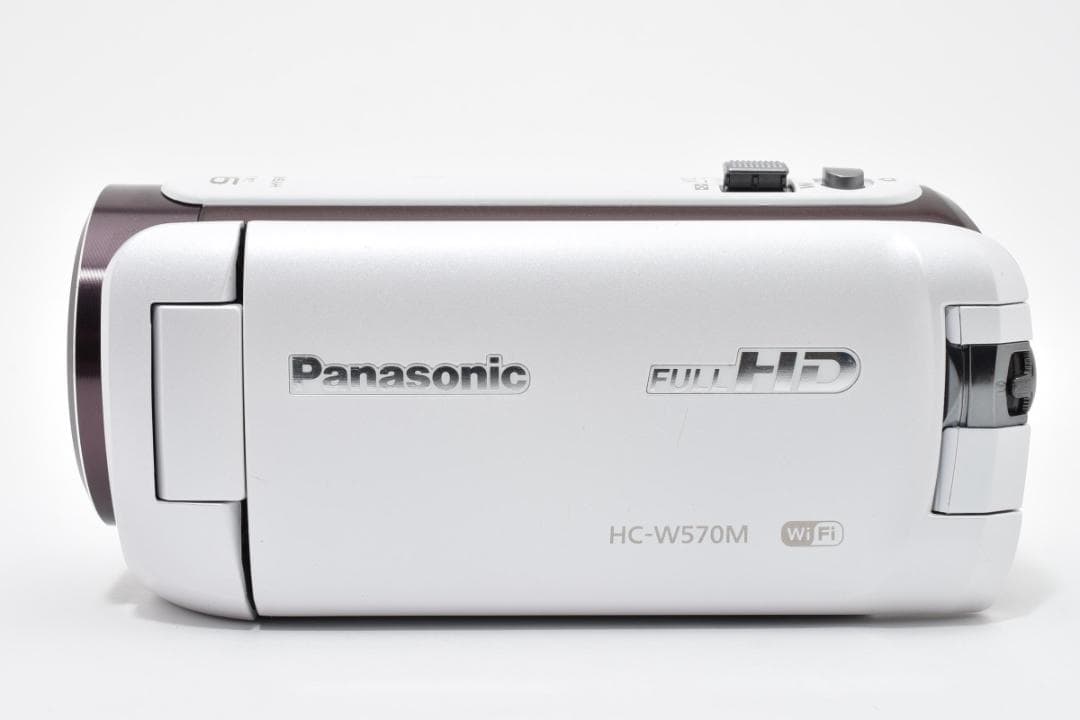 【美品】Panasonic ビデオカメラ HC-W570M　ホワイト　動作確認済