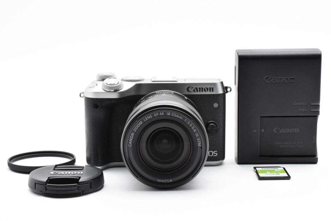 Canon EOS M6 ミラーレス一眼カメラ 18-55mm レンズセット