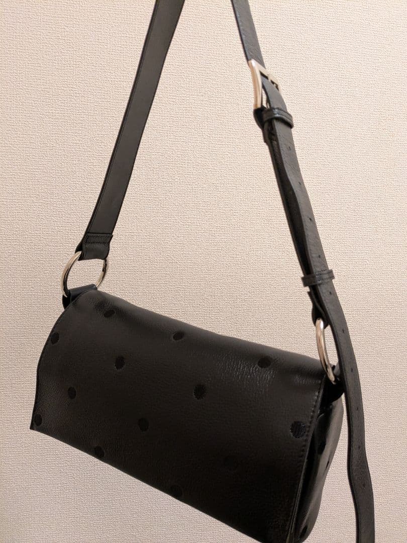 BEARDSLEY ビアズリー 牛革 ボディバッグ ドット ショルダー レザー