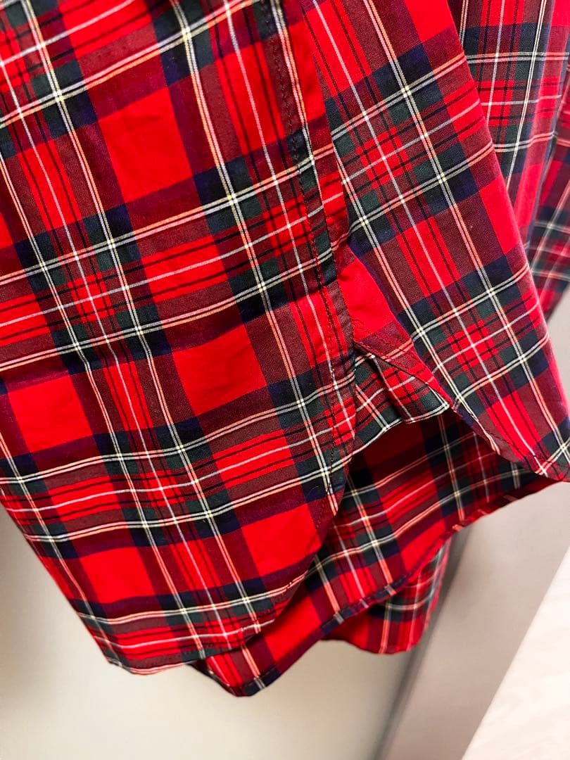 新品タグ付　フレッドペリー チェックシャツ　イギリス製