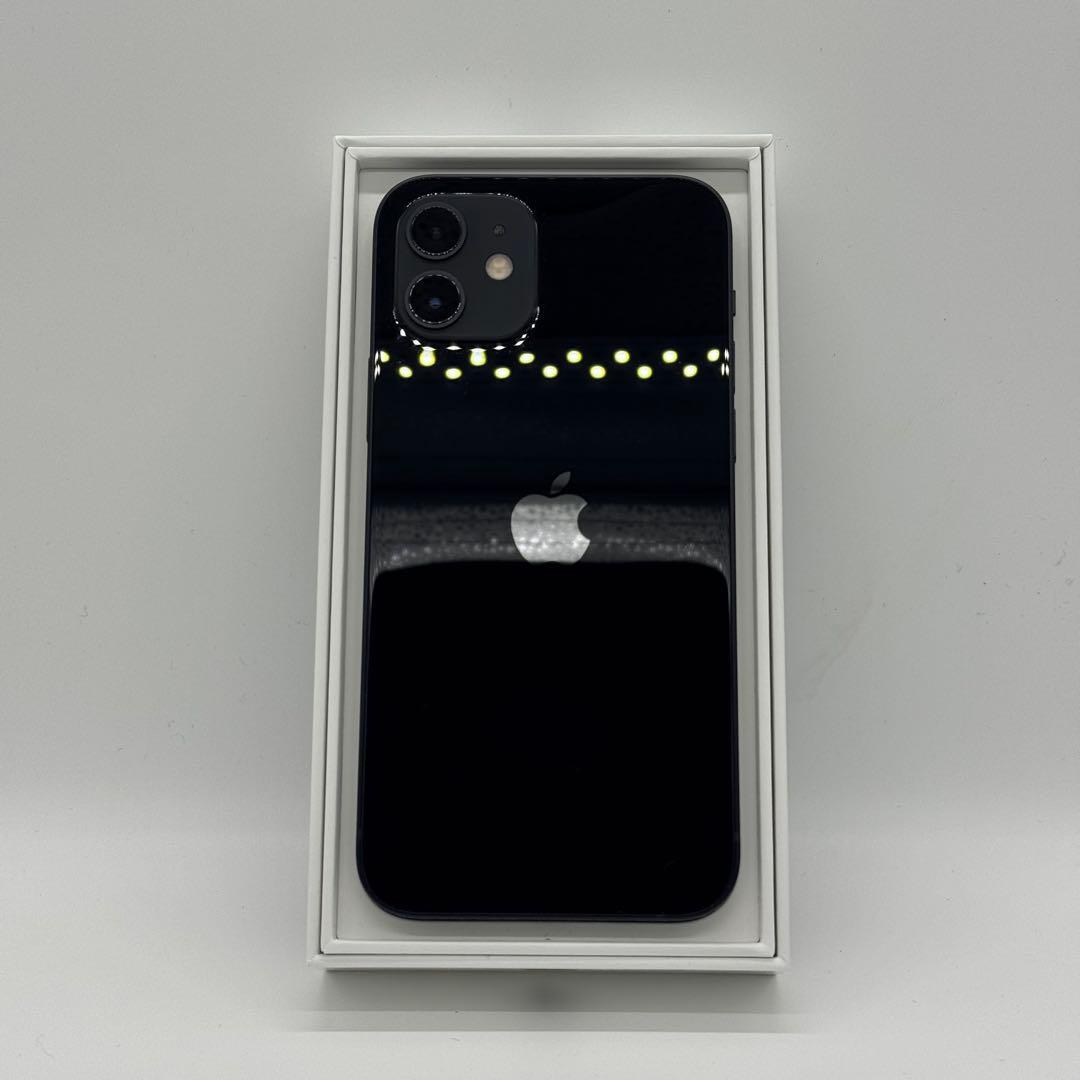 【美品/256GB】iPhone 12 Black 本体 SIMフリー 箱付