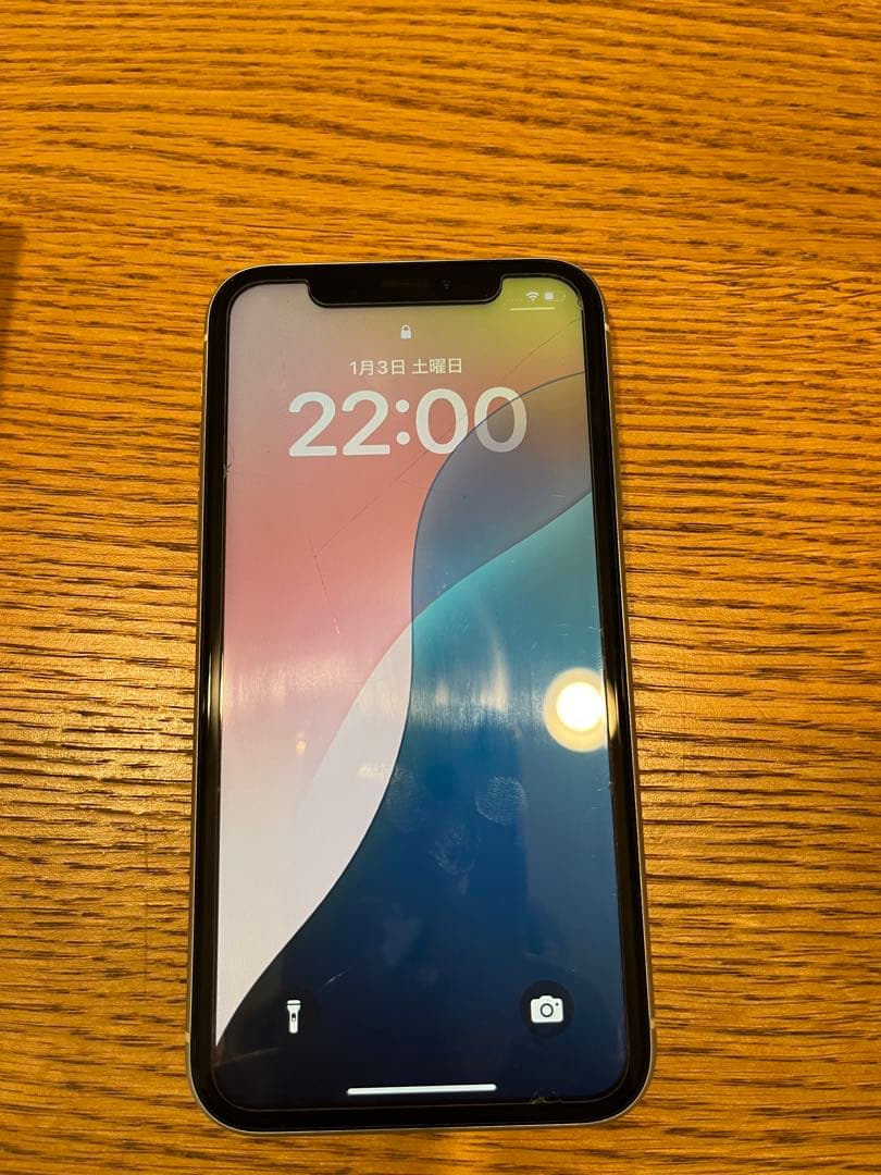 【中古、美品】iPhoneXR 128GB ホワイト(SIMフリー)