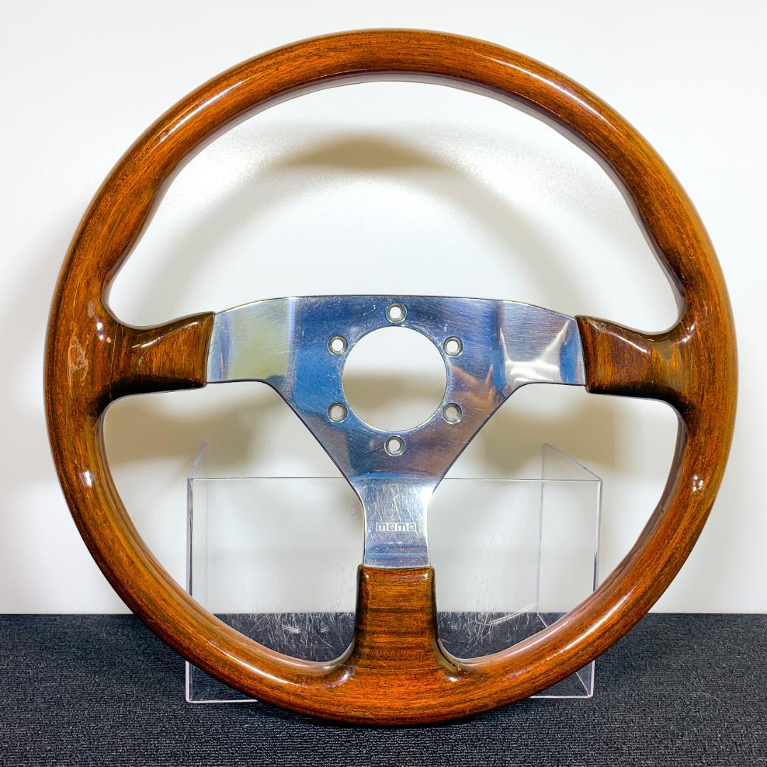 MOMO モモ ヴェローチェ ウッドステアリング 35cm ダークウッド