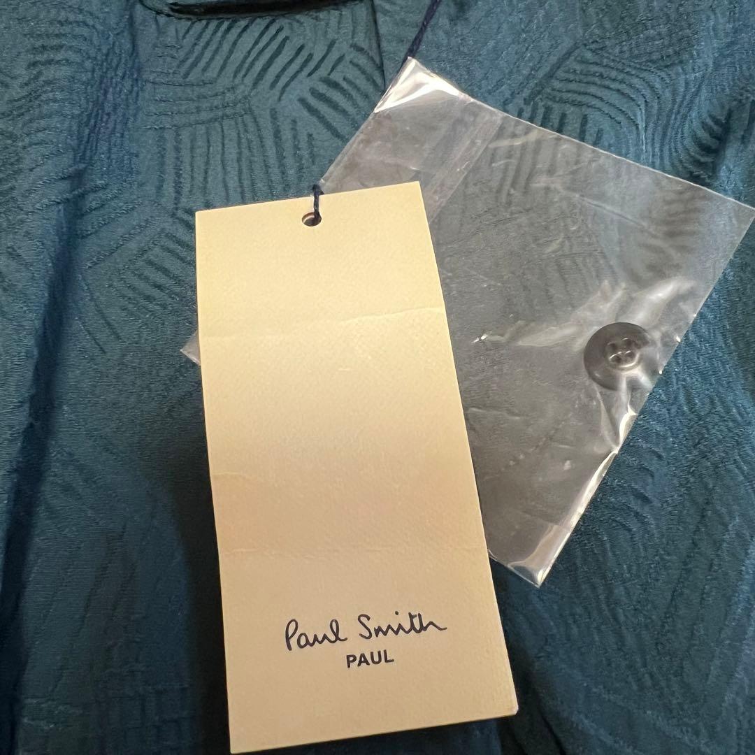 (新品)ポールスミス　ジャガード柄　3ピーススーツセットアップ　シアサッカー生地