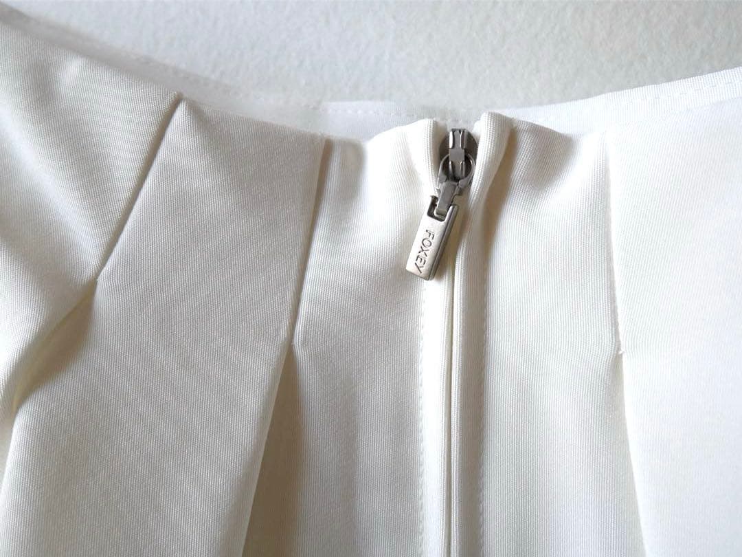 フォクシーニューヨーク　フレアースカート　サイズ40 ホワイト