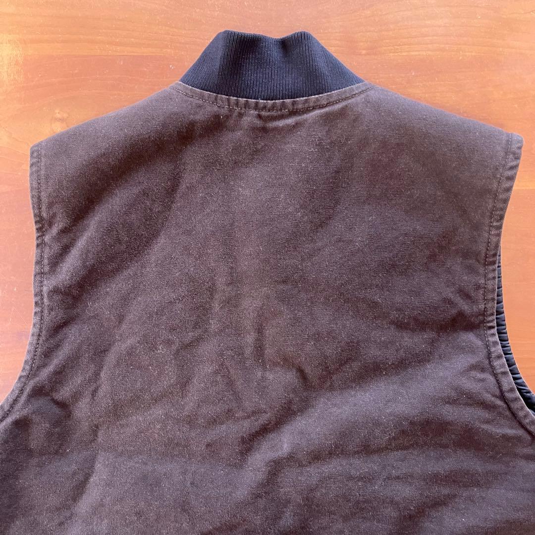 CARHATT ダックベスト V02 DKB Lサイズ★ブラウン★デッドストック