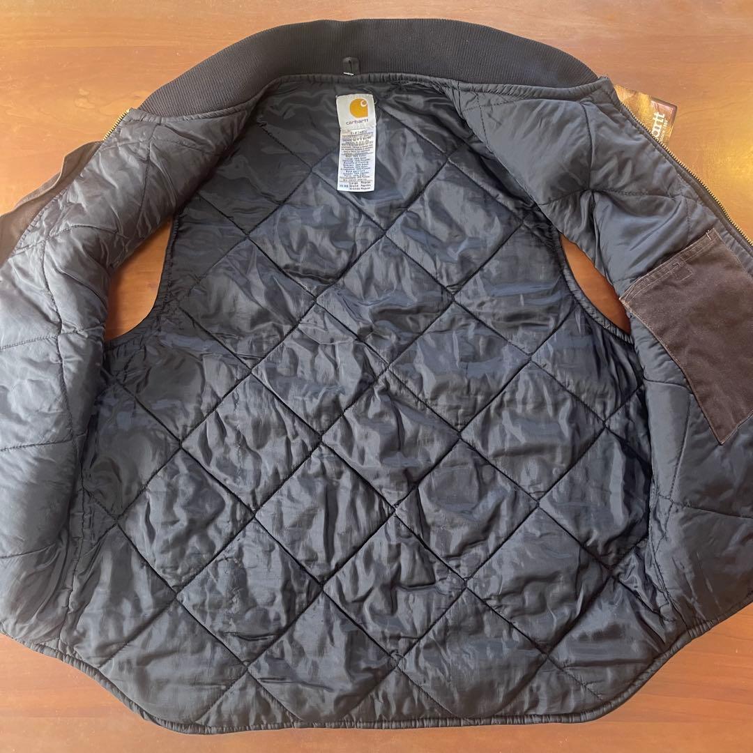 CARHATT ダックベスト V02 DKB Lサイズ★ブラウン★デッドストック