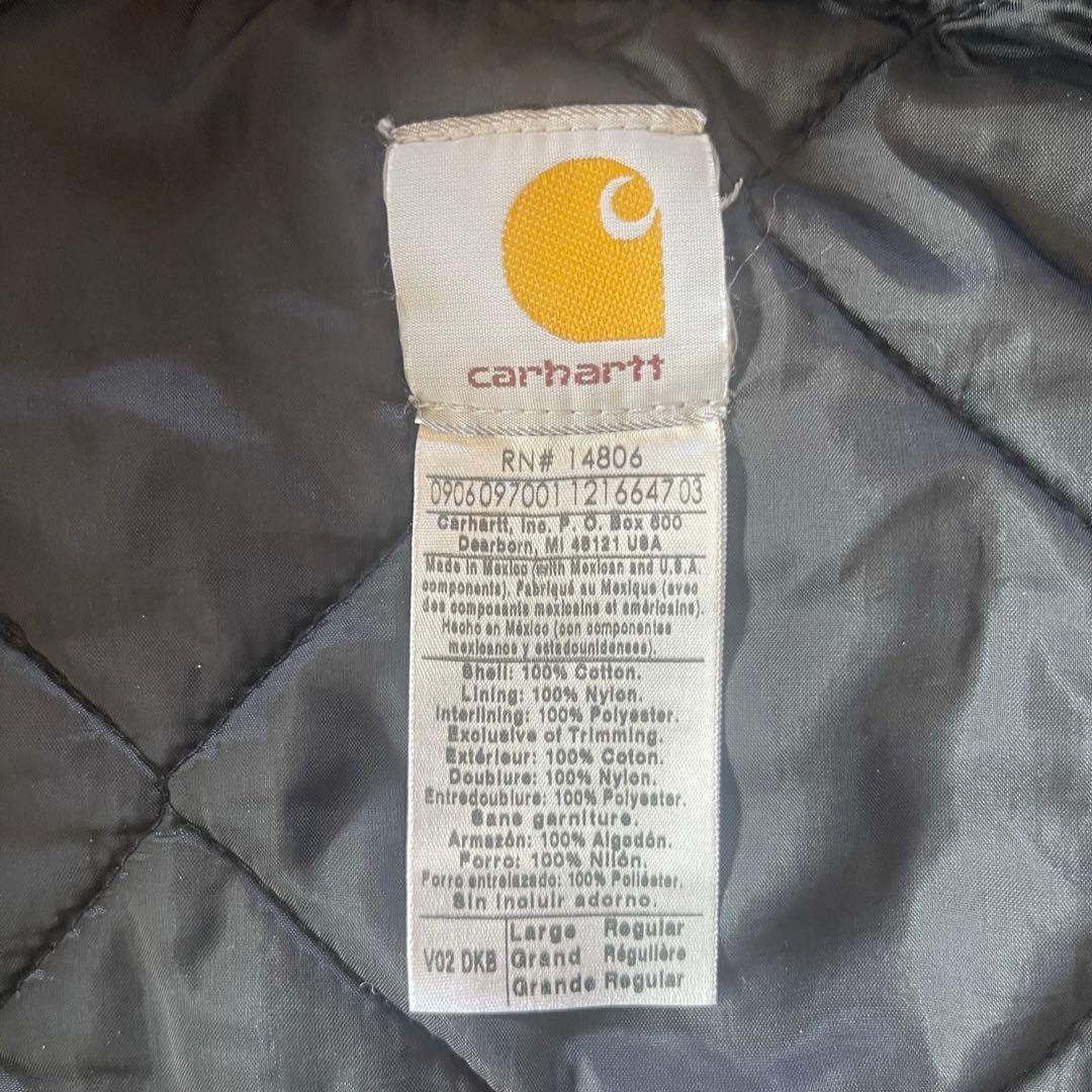 CARHATT ダックベスト V02 DKB Lサイズ★ブラウン★デッドストック