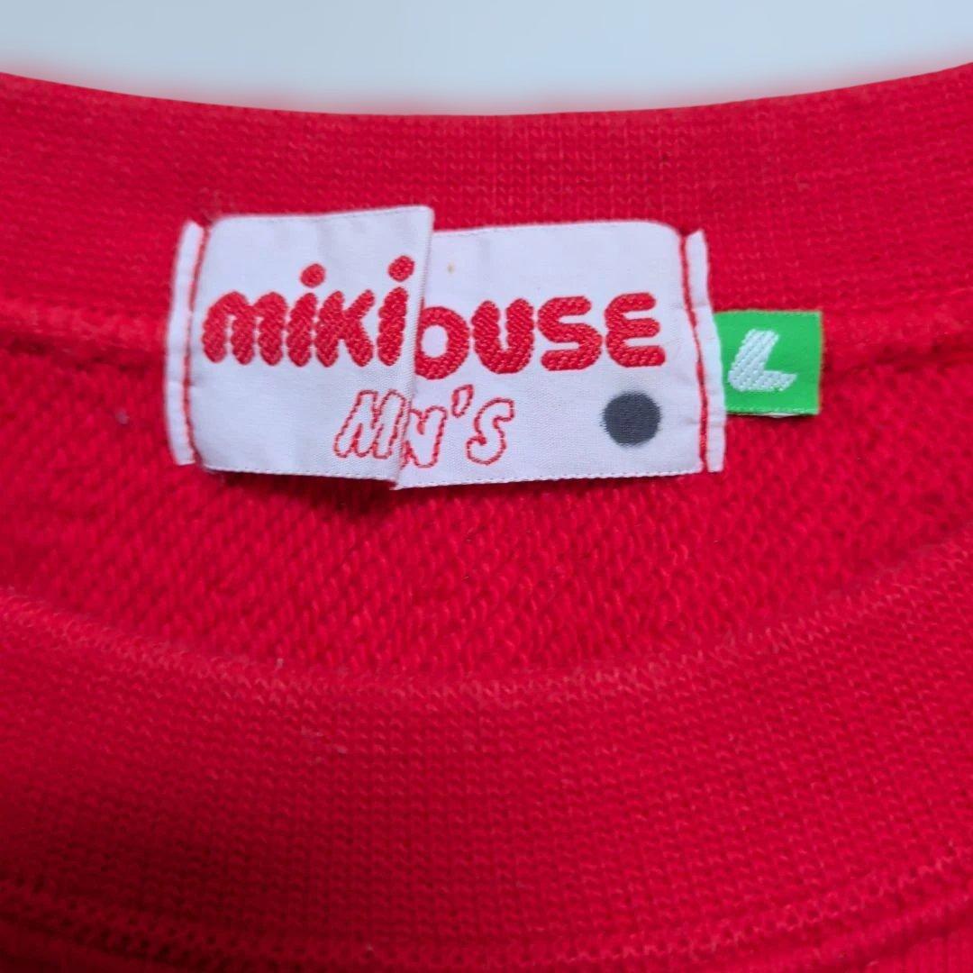 ミキハウス ビックロゴトレーナー　L　希少
