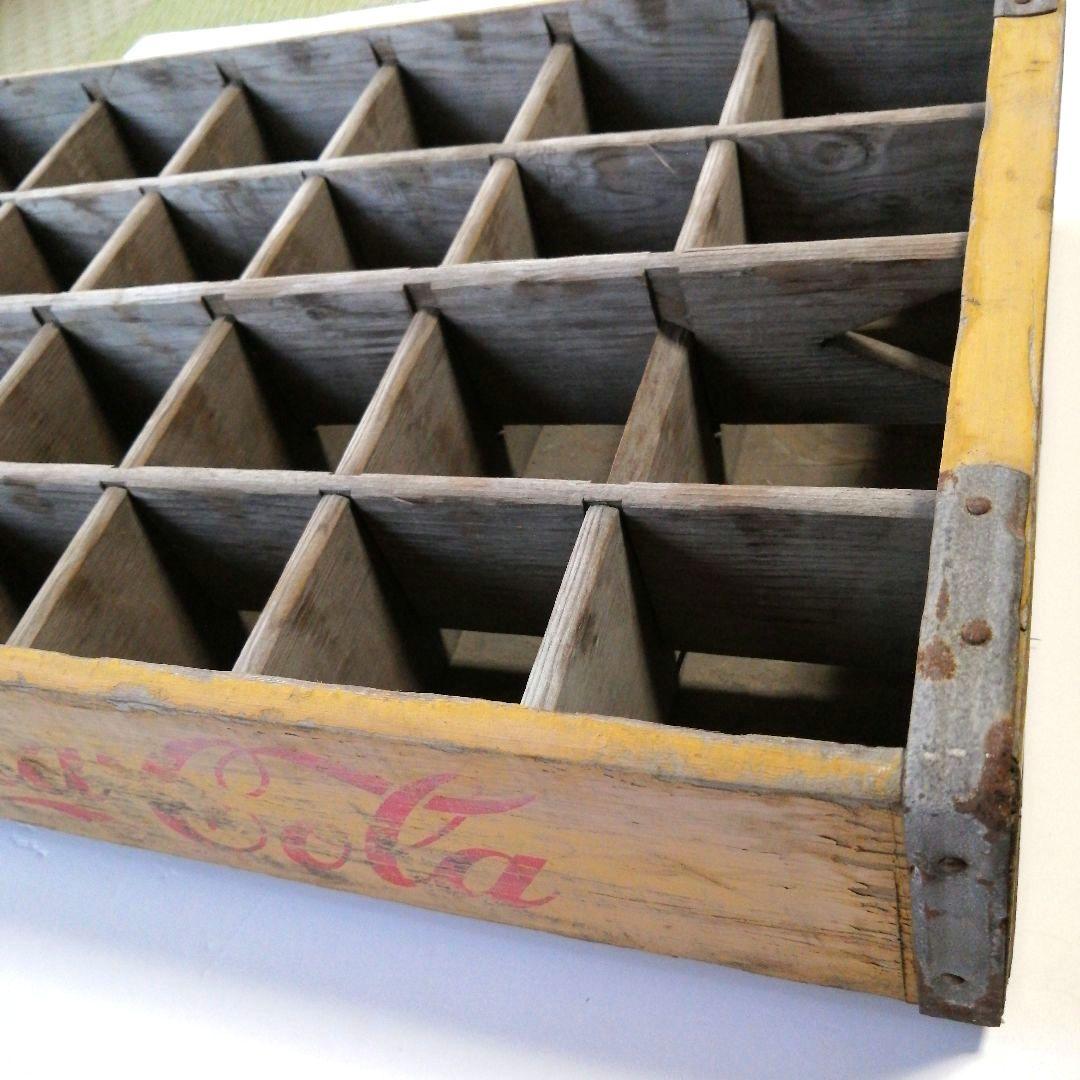 ✦1971年製　ファンタビン✦ビンテージ　コカコーラ　木箱《昭和レトロ感満載≫